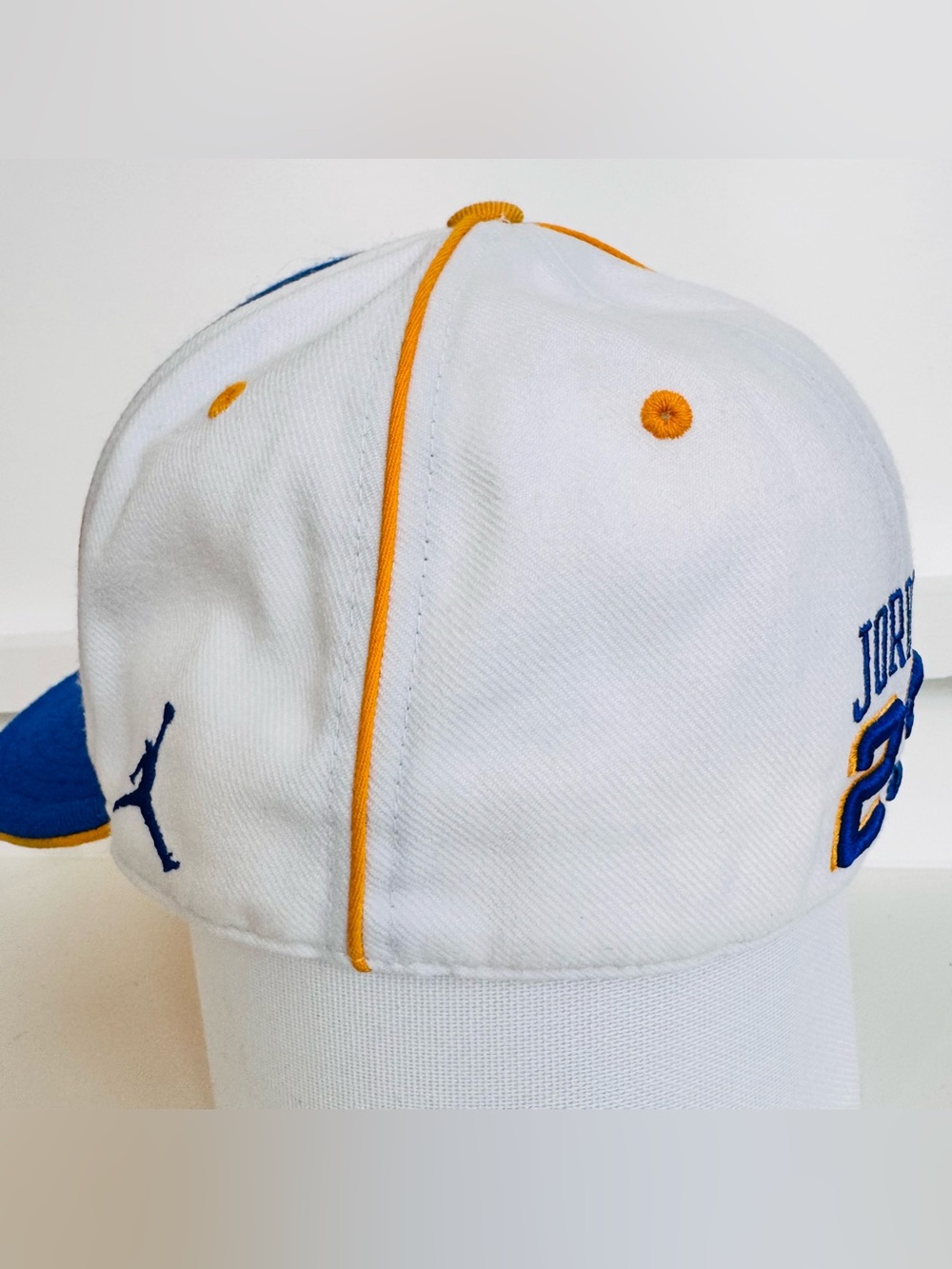Nike Jordan Laney High School Fitted Hat Blue Jumpman Size 7 5/8 Men’s PreOwned - Picture 10 of 16
